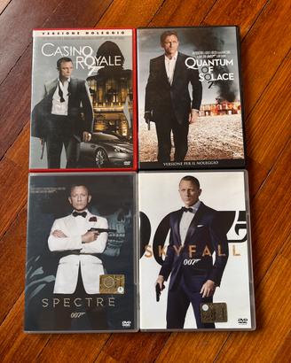DVD serie 4 film 007 Daniel Creig