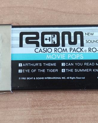 Casio RO-254 Movie Pops ROM Pack con scatola orig.