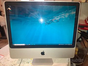 Apple Imac core duo 2,4,SSD 240 4GB Windows Offic