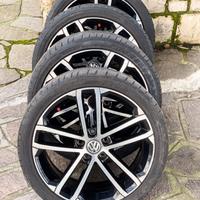 Cerchi VW Golf 7 GTD Nogaro 18” gommati Dunlop