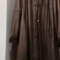 Cappotto in pelle di Capra,pelliccia interna