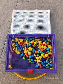 Quercetti Gioco di chiodini grandi e piccoli