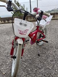 Bici bambina da 2 anni in su completa di rotelle