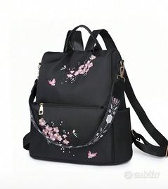 Borsa a tracolla con fiori