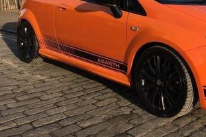 MINIGONNE IN PLASTICA (ABS ) NERO OPACO X FIAT GRA