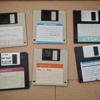 Lotto 50 vecchi floppy vuoti da 3.5 per PC o Amiga