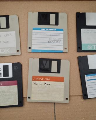Lotto 50 vecchi floppy vuoti da 3.5 per PC o Amiga