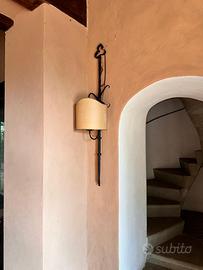 Lotto lampade rustiche e vintage da casale toscano