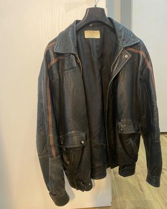 Giacca in pelle d’archivio Valentino Petite