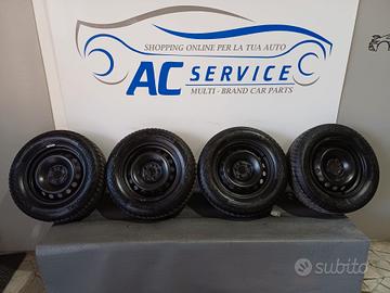 Cerchi in ferro con Gomme Fiat 500L - 195/65 R15