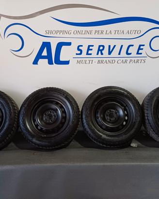 Cerchi in ferro con Gomme Fiat 500L - 195/65 R15