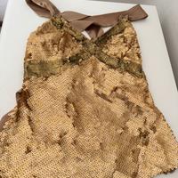 Top Pinko in  paiette dorate tg 40