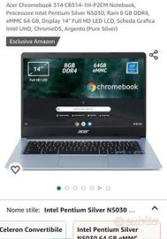 acer Chromebook 314 14" 8/64gb Windows 10 