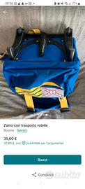 Zaino con ruote per trasporto
