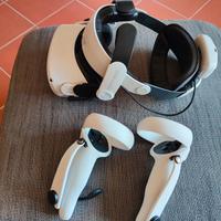Meta Quest 2 128 Gb + BOBOVR M2 Pro + custodia