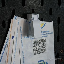 Clip Porta Fogli per Pannello IKEA Skadis