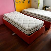 Letto contenitore con materasso