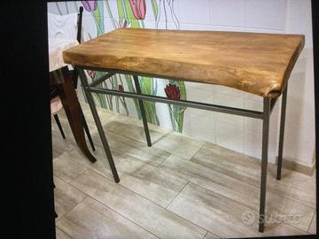 Tavolo Legno e ferro
