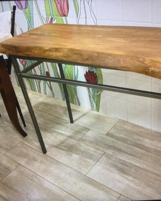 Tavolo Legno e ferro