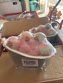 Set 4 bombe da bagno