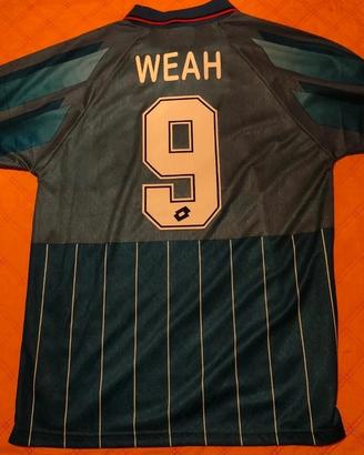 Quarta maglia Milan George Weah stagione 1995-1996