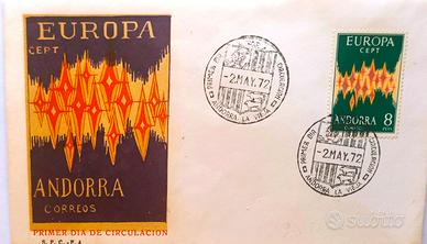 busta da lettere Andorra Spagnola Europa