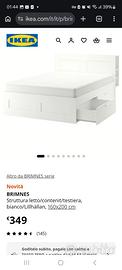 Letto BRIMNES Ikea
