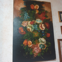 4 Quadri René con fiori