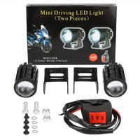 Faretti LED per moto (luce bianca) 