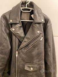 Giubbotto Biker in pelle