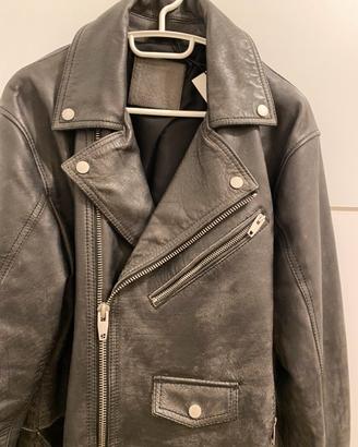Giubbotto Biker in pelle