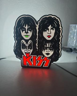 🎸 Lampada LED Rock Band – Insegna Luminosa 3D