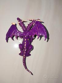 Giocattolo miniatura drago in plastica vintage