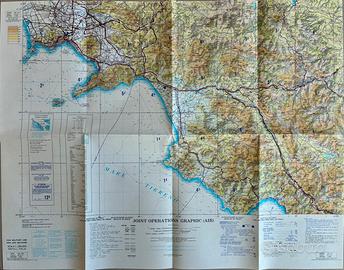 Mappa militare Serie 1501 ARIA NK 33-11 - NAPOLI