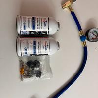 Kit Gas aria cond. gas+ ripara falle+ manometro