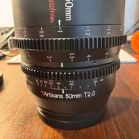 Obiettivo 50mm L mount Cine 7Artisans