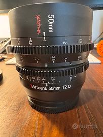 Obiettivo 50mm L mount Cine 7Artisans