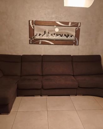 divano con chaise  longue