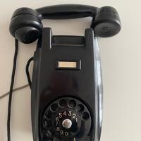 Telefono vintage da muro in bachelite Siemens