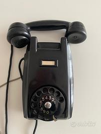 Telefono vintage da muro in bachelite Siemens