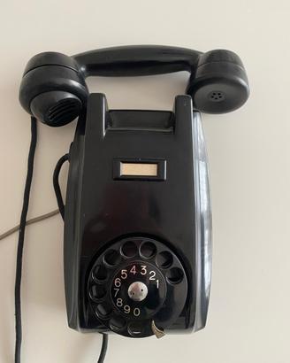 Telefono vintage da muro in bachelite Siemens