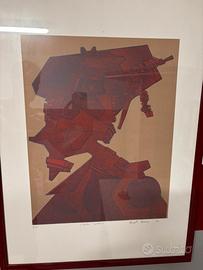 Litografia Mimma Maspoli 1973