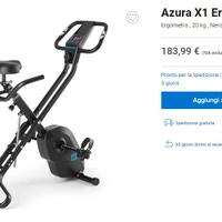 cyclette pieghevole Azura X1 con Ergometro