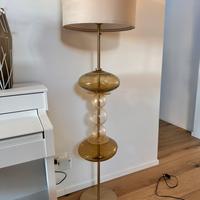 Lampada da terra in vetro di Murano