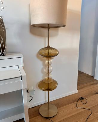 Lampada da terra in vetro di Murano