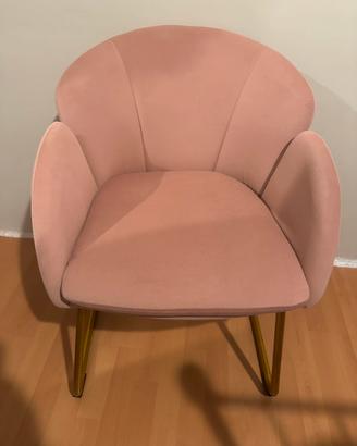 Poltrona imbottita salotto camera da letto