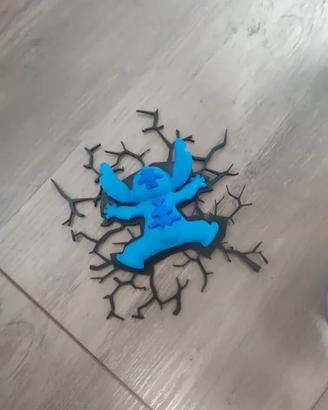 Stitch crash decorazione da muro