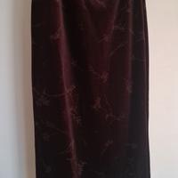 Gonna viola con ricambi floreali