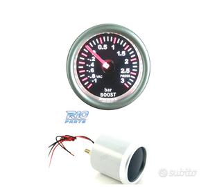 OROLOGIO PRESSIONE TURBO SFONDO NERO ILLUMINATO