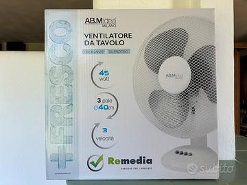 Ventilatore da tavolo ABMidea - 40cm - 3 pale
